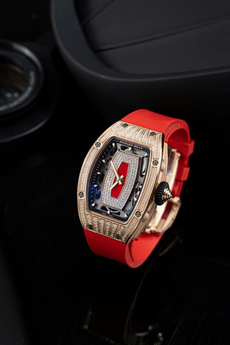 Richard-Miller-RM07-01-Lady-Rose-Gold-Diamonds-Jasper-Dial-10-800x1200 Richard Mille RM07-01 Lady Rose Gold Diamonds Jasper Dial Rubber Strap 1:1 Super Clone ZF 45.32 x 32.3mm - Image 4