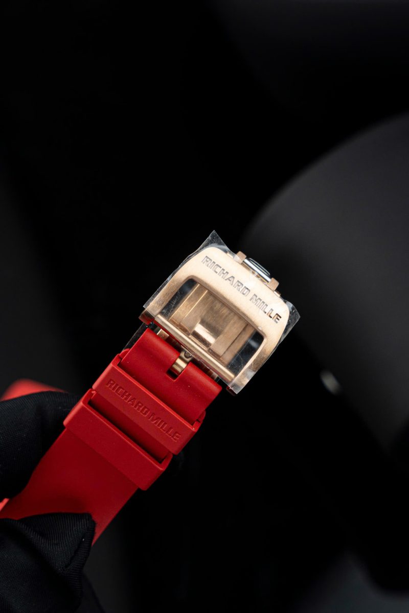 Richard-Miller-RM07-01-Lady-Rose-Gold-Diamonds-Jasper-Dial-9-800x1200 Richard Mille RM07-01 Lady Rose Gold Diamonds Jasper Dial Rubber Strap 1:1 Super Clone ZF 45.32 x 32.3mm - Image 10