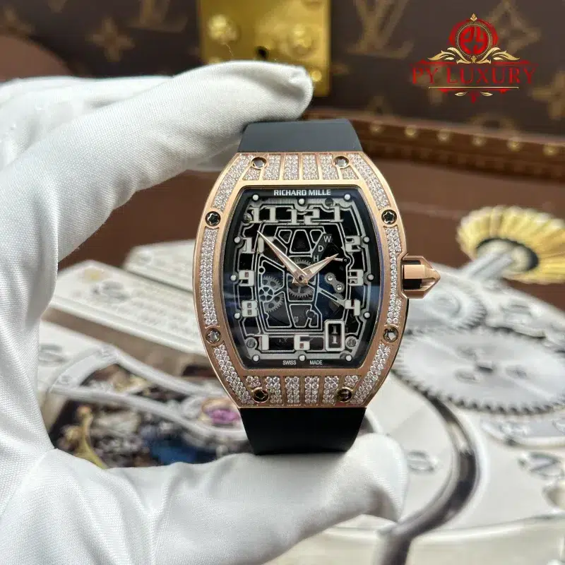 Richard-Miller-Rm67-01-Extra-Thin-Rose-Gold-Med-set-Moissanite-1-800x800 Richard Mille RM67-01 Rose Gold Extra-Flat Med-set Moissanite Diamonds Best Replica 38.7mm x 47.5mm