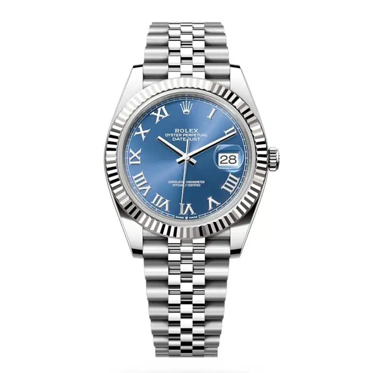 Rolex-126334-blue-roman-jub-stock-768x768.jpg DateJust 41 126334 QF 1:1 Best Edition 904L Steel Blue Roman Dial on Jubilee Bracelet QF3235 (149g)