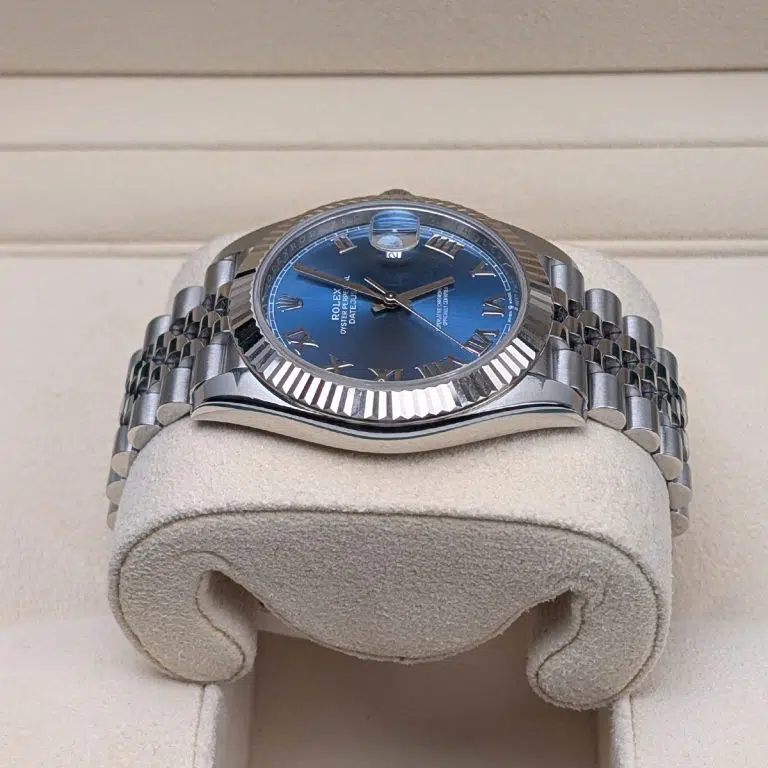Rolex-126334-blue-roman-jubilee-3-768x768.jpg DateJust 41 126334 QF 1:1 Best Edition 904L Steel Blue Roman Dial on Jubilee Bracelet QF3235 (149g) - Image 5