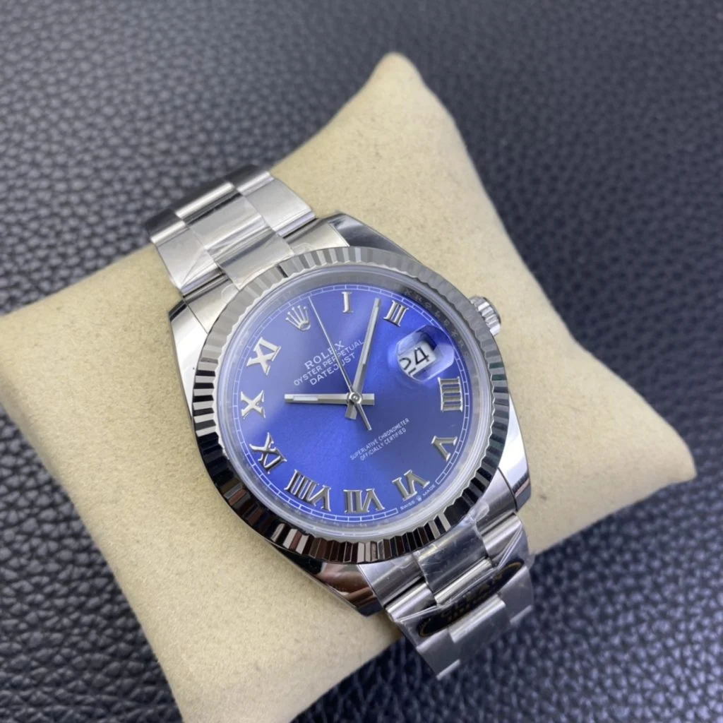 Rolex-DateJust-41mm-126334-0026-Clean-Factory-11-904L-Steel-SS-Azzurro-Blue-Dial-Roma-Markers-on-SS-Jubilee-Bracelet-SA3235-1-1024x1024-1 Rolex DateJust 41mm 126334-0026 Clean Factory 1:1 904L Steel SS Azzurro Blue Dial Roma Markers on SS Jubilee Bracelet Super Clone - Image 3