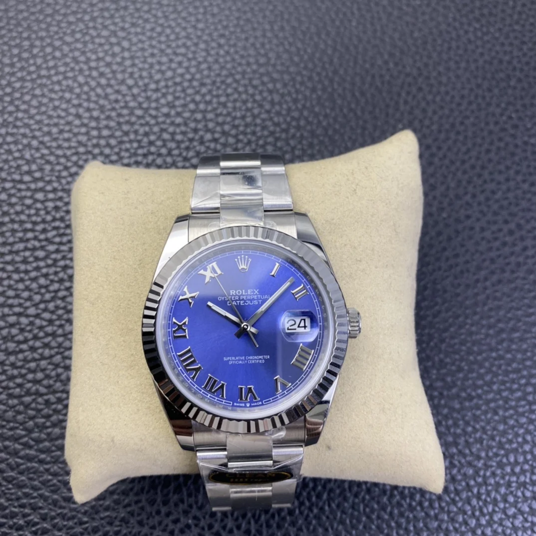 Rolex-DateJust-41mm-126334-0026-Clean-Factory-11-904L-Steel-SS-Azzurro-Blue-Dial-Roma-Markers-on-SS-Jubilee-Bracelet-SA3235 Rolex DateJust 41mm 126334-0026 Clean Factory 1:1 904L Steel SS Azzurro Blue Dial Roma Markers on SS Jubilee Bracelet Super Clone
