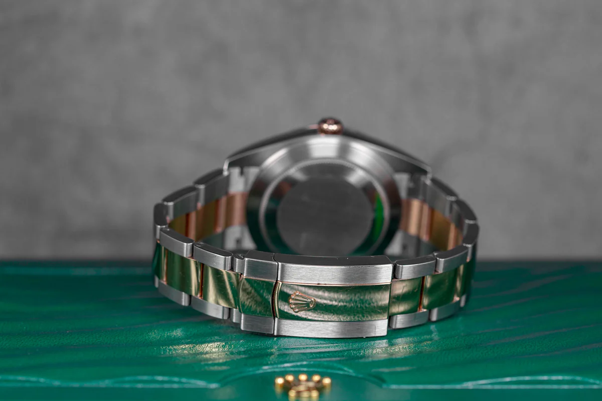 Rolex-Datejust-41-Twotone-Rosegold-Choco-Indonesia-_7 Datejust 41mm Two-Tone Rose Gold Chocolate Dial - Image 6