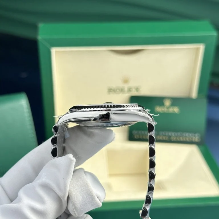 Rolex-Fake-768x768-1 DateJust 41 126334 QF 1:1 Best Edition 904L Steel Silver Stick Dial on Jubilee Bracelet QF3235 (149g) - Image 4