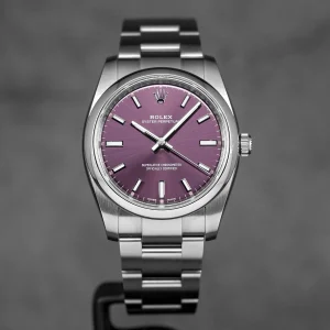 Oyster Perpetual 34mm Red Grape Dial