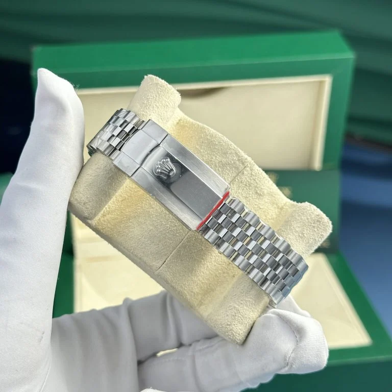 Rolex-Replica-Watches-768x768-1 DateJust 41 126334 QF 1:1 Best Edition 904L Steel Silver Stick Dial on Jubilee Bracelet QF3235 (149g) - Image 9
