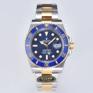 Rolex Submariner 41mm 126613LB Blue Dial Blue Ceramic Bezel 904L Steel Two Tone Yellow Gold Super Clone V3