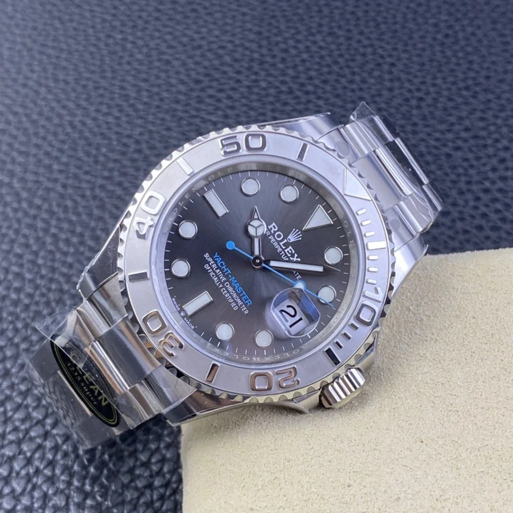Rolex-Yacht-Master-126622-0001-40mm-Clean-Factory-11-904L-Gray-Dial-with-Blue-Second-Hand-SS-on-Oyster-Steel-SA3235-Movement3-1024x1024-1 Rolex Yacht-Master 126622-0001 40mm Clean Factory 1:1 904L Gray Dial Super Clone - Image 5