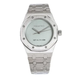 Royal Oak 15550 Silver Dial 1017 ALYX 9SM White Gold