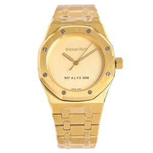 Royal Oak 15550BA Champagne Dial 1017 ALYX 9SM Yellow Gold