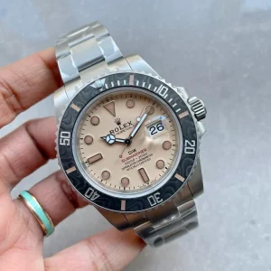 Rolex Submariner DiW “Dune” 904L SS Yellow Dial on SS Bracelet VSF VS3135 Super Clone