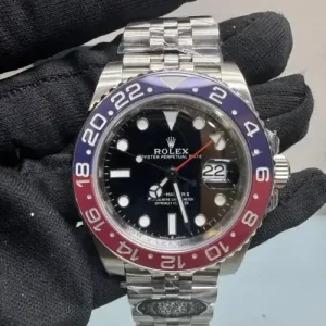 Rolex GMT Master II Black Dial Pepsi Super Clone 126710 V3