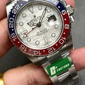 Rolex GMT-Master II watch meteorite dial