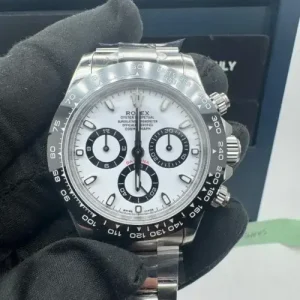 Daytona 126500 White Dial on 904L Stainless Steel Bracelet