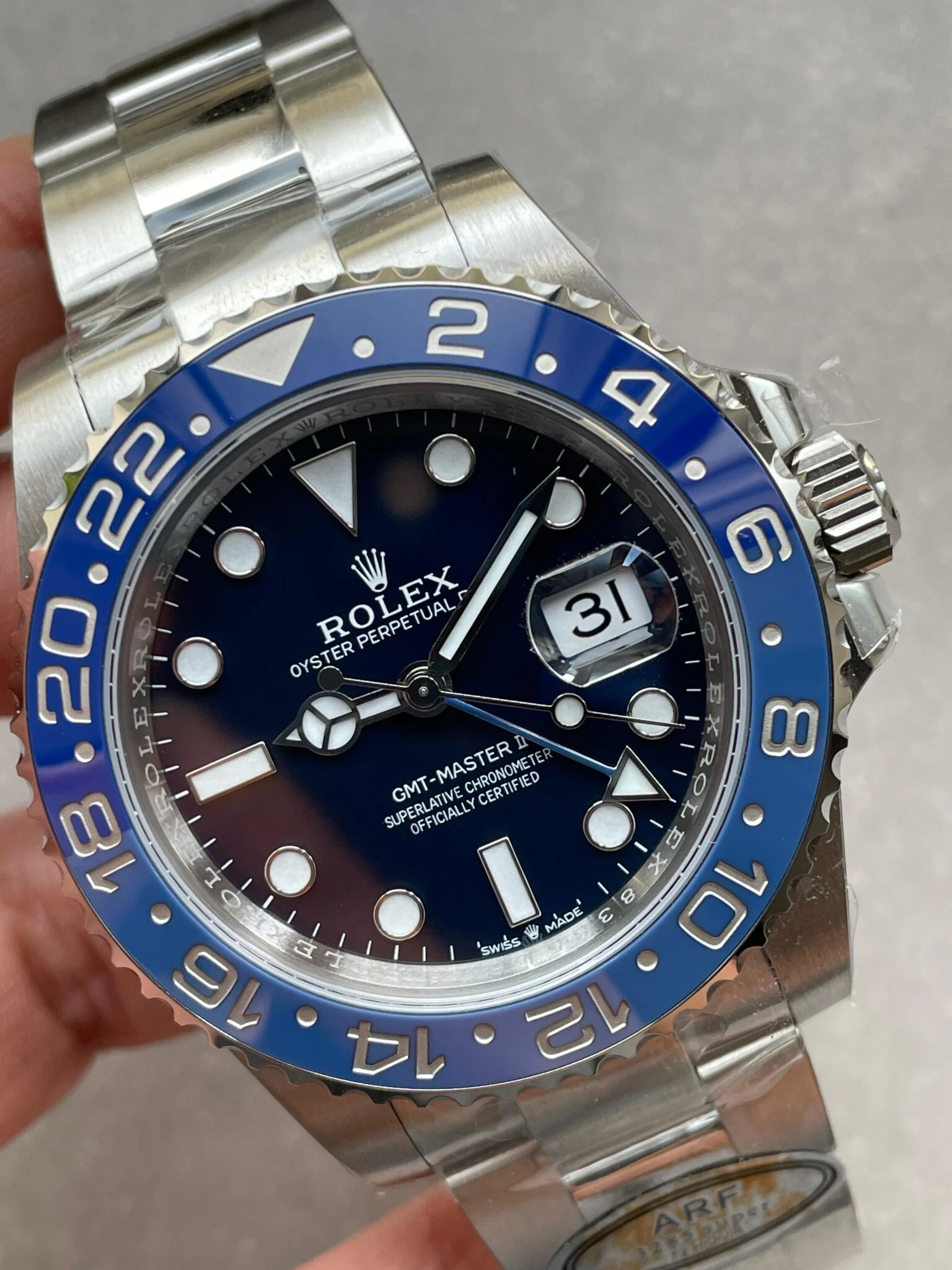 WhatsApp-Image-2025-08-12-at-00.10.59-1-1536x2048-1 BLUEBERRY Gmt-Master II ARF SS case SS Oyster strap SH3285 Super Clone - Image 3