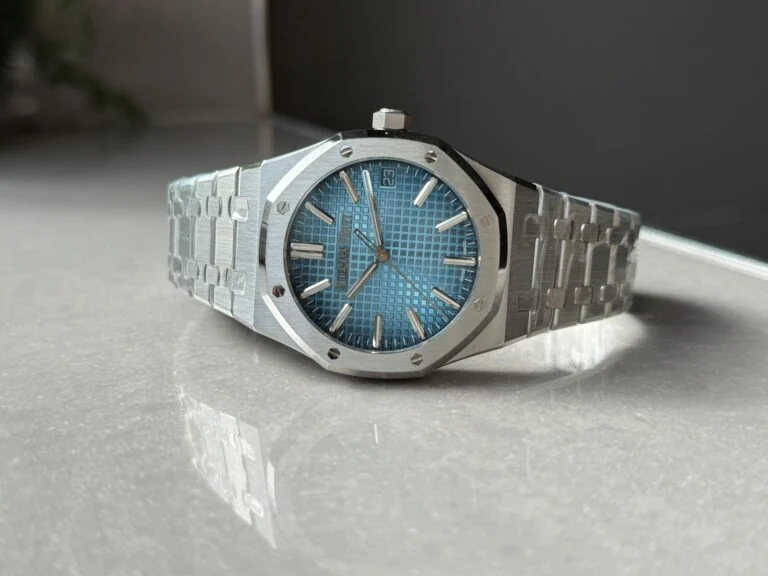 WhatsApp-Image-2025-09-14-at-22.38.18-768x576-1 Royal Oak 41mm 15510 BC SS ZF 1:1 Best Edition Ice Blue Textured Dial on SS Bracelet SA4302 V3 - Image 5