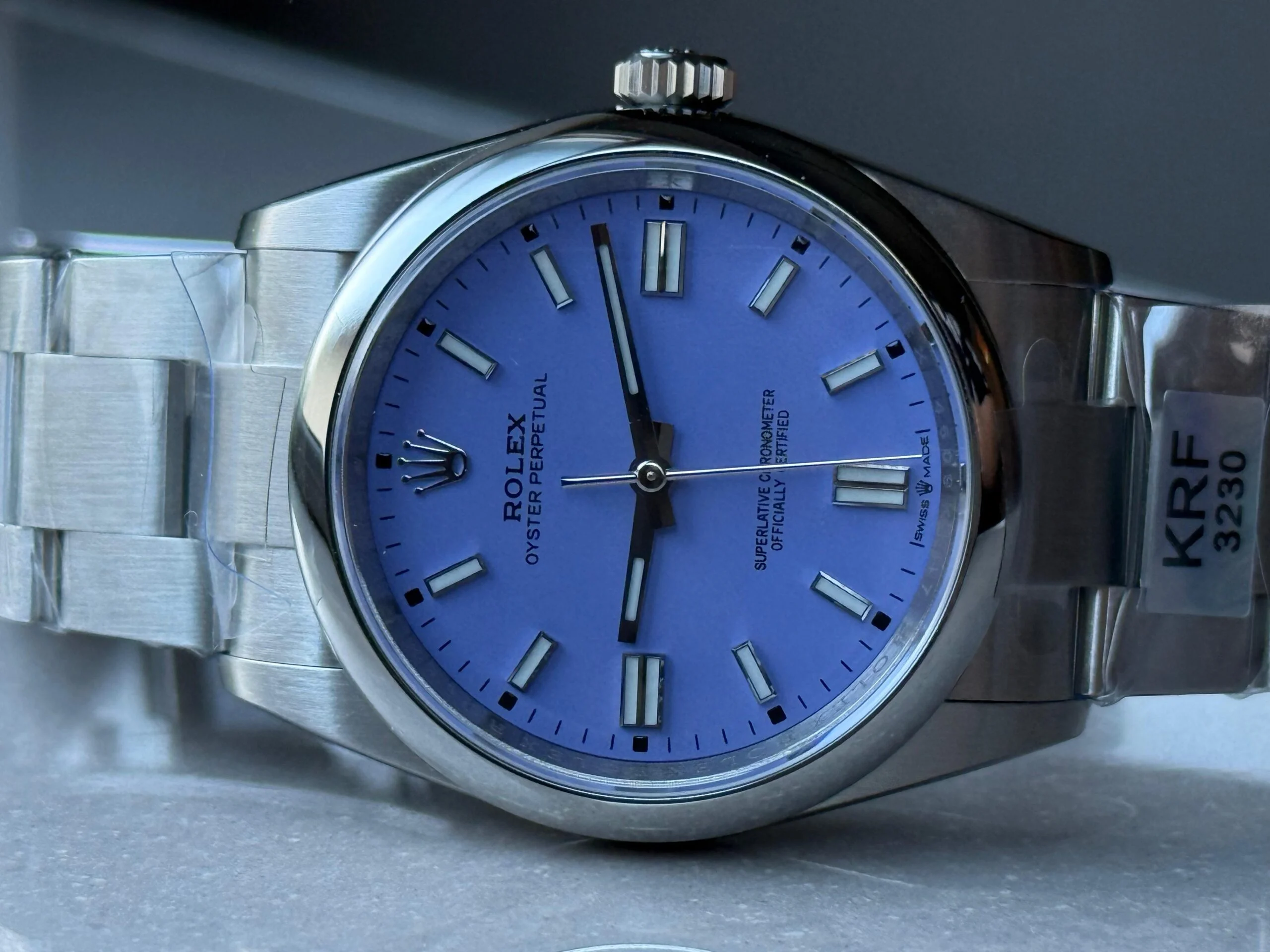 WhatsApp-Image-2025-09-22-at-22.25.50-scaled-1 Oyster Perpetual 126000 36mm KRF 1:1 Best Edition 904L Steel Lavender Violett Dial A2824 - Image 6