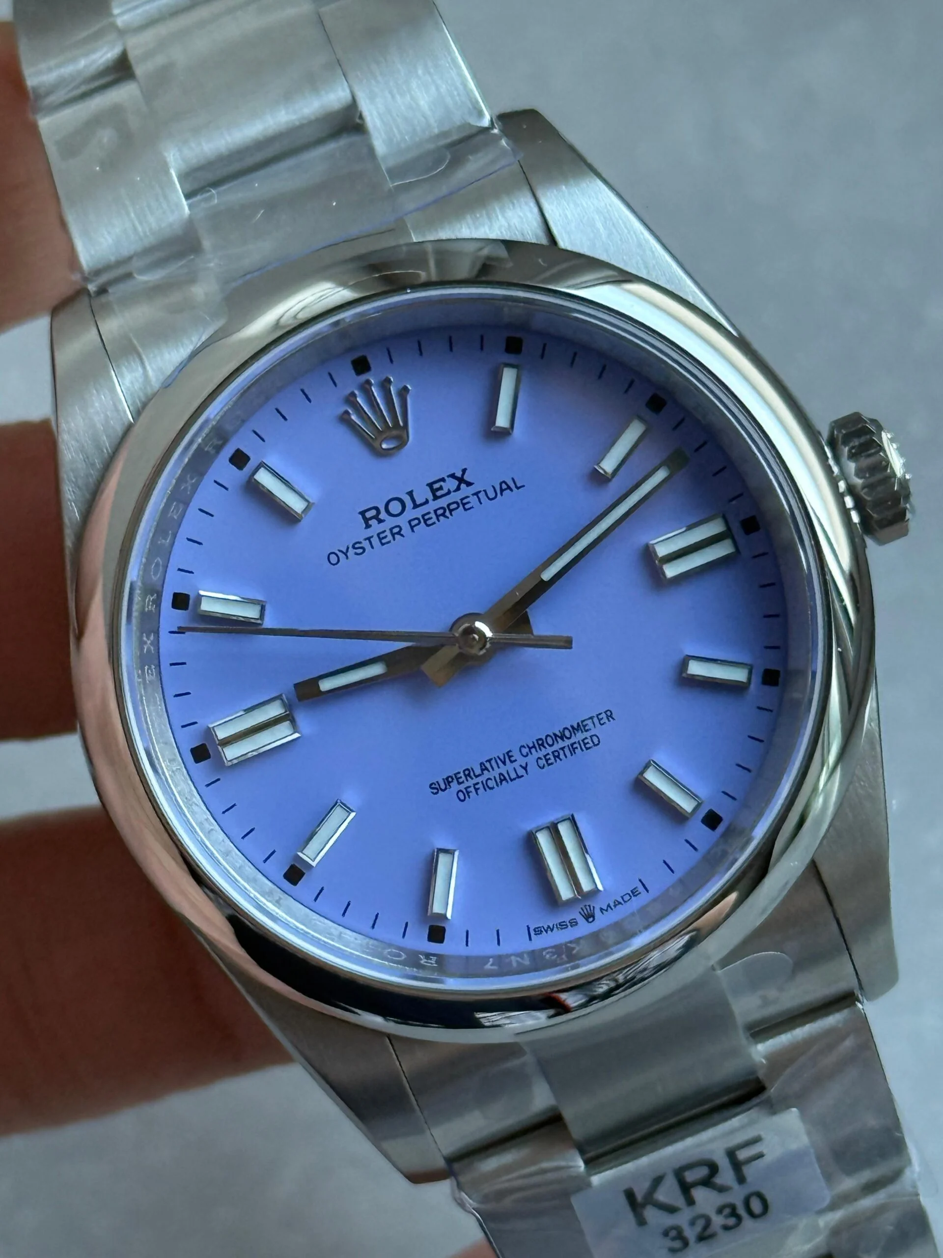 WhatsApp-Image-2025-09-22-at-22.26.05-scaled-1 Oyster Perpetual 126000 36mm KRF 1:1 Best Edition 904L Steel Lavender Violett Dial A2824 - Image 3