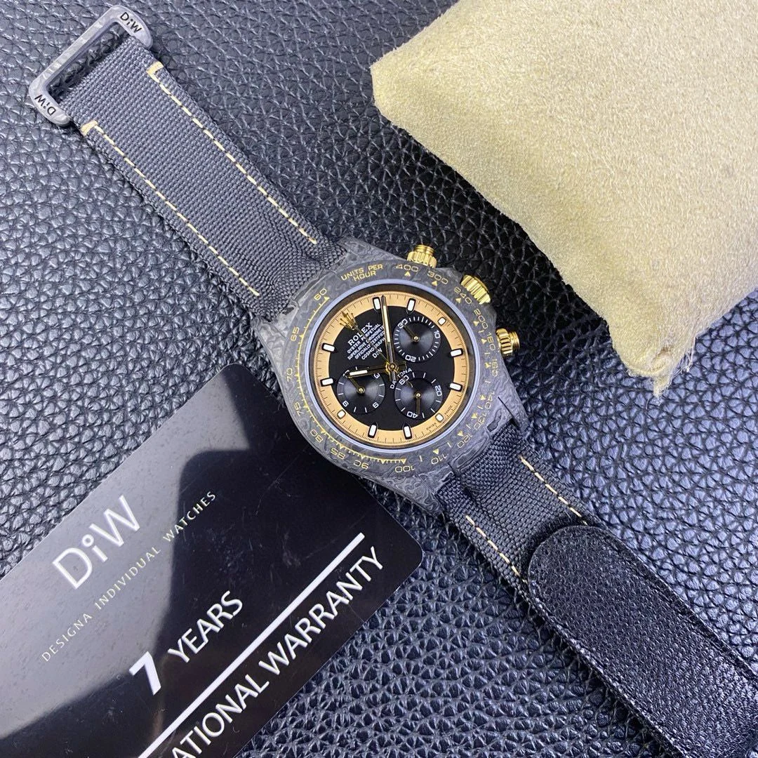 WhatsApp-Image-2025-10-12-at-23.37.50_0945c15a Daytona DIW Carbon N6F 1:1 Best Edition Blue Dial on Black Nylon Strap DD4801 - Image 5