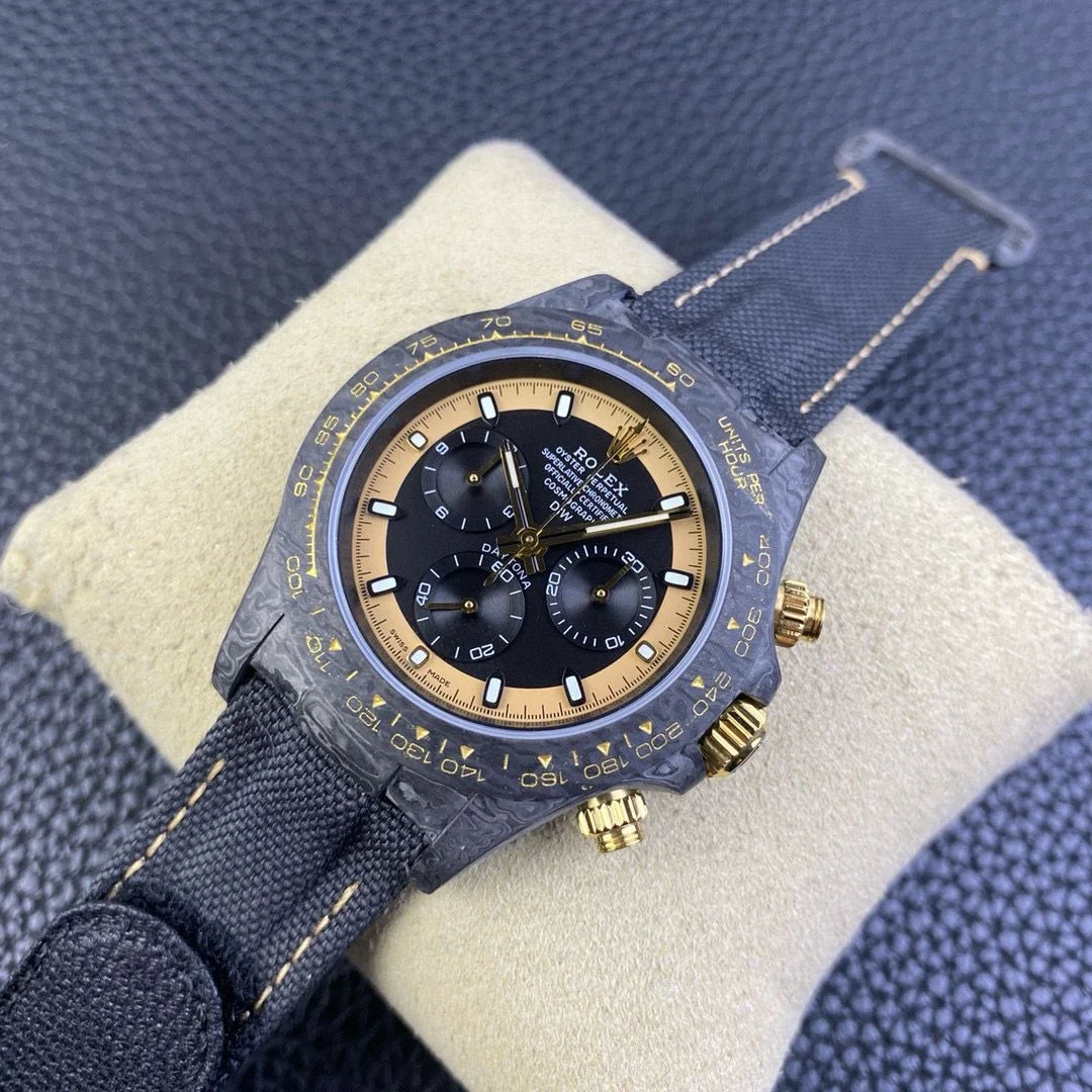 WhatsApp-Image-2025-10-12-at-23.37.50_df745fce Daytona DIW Carbon N6F 1:1 Best Edition Blue Dial on Black Nylon Strap DD4801 - Image 3