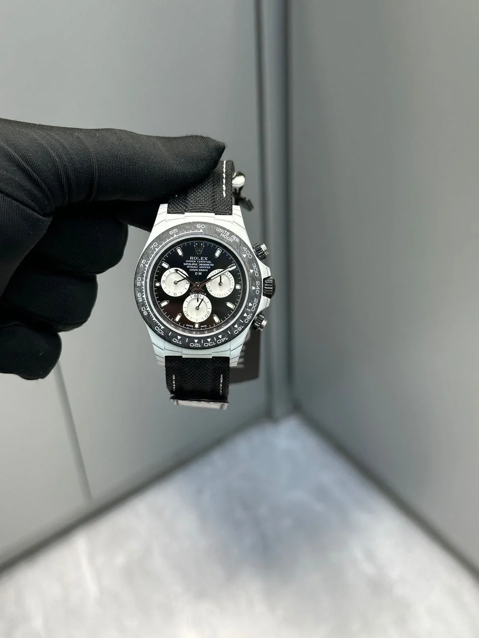WhatsApp-Image-2025-10-13-at-01.32.09_6d01f5aa Daytona DIW Carbon N6F 1:1 Best Edition Blue/White Dial on Black Nylon Strap DD4801