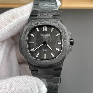 Nautilus 5711 DIW Carbon DIWF 1:1 Best Edition Carbon Blue Dial On Carbon Bracelet 324CS