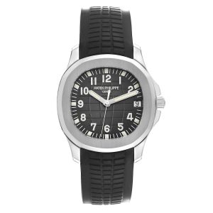 Aquanaut 5168G 42mm SS/RU 3KF Best Edition Gray Dial on Black Rubber Strap V3 330SC