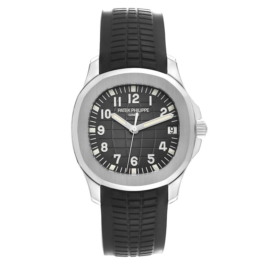 patek-philippe-aquanaut-steel-rubber-strap-mens-watch-5165a-box-papers-64853_a6c58_md Aquanaut 5168G 42mm SS/RU 3KF Best Edition Gray Dial on Black Rubber Strap V3 330SC