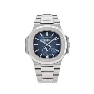 Nautilus 5726 Full Function SS PPF 1:1 Best Edition Blue Dial on SS Bracelet A324
