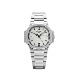 Nautilus 7118 Ladies 3KF 1:1 Best Edition White Dial on SS Bracelet A324 Super Clone