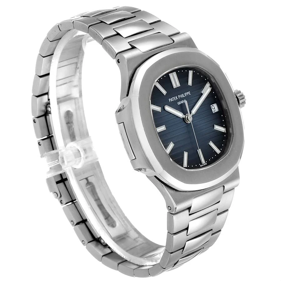 patek-philippe-nautilus-blue-dial-steel-mens-watch-5711-box-papers-31077_6b52c_md Nautilus 5711/1A SS VAF 1:1 Best Edition Old Version Blue Textured Dial On SS Bracelet Super Clone 324 - Image 6