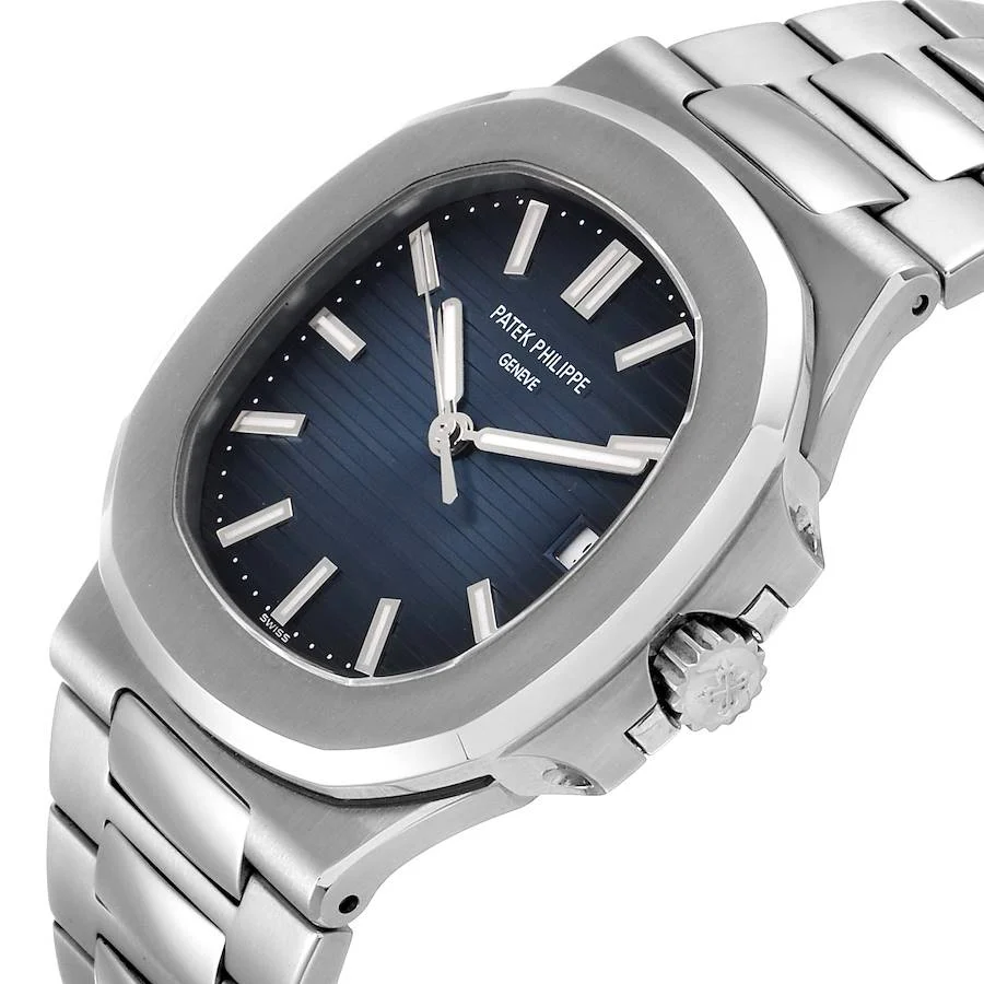 patek-philippe-nautilus-blue-dial-steel-mens-watch-5711-box-papers-31077_99e90_md Nautilus 5711/1A SS VAF 1:1 Best Edition Old Version Blue Textured Dial On SS Bracelet Super Clone 324 - Image 4