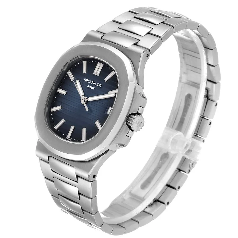 patek-philippe-nautilus-blue-dial-steel-mens-watch-5711-box-papers-31077_9e893_md Nautilus 5711/1A SS VAF 1:1 Best Edition Old Version Blue Textured Dial On SS Bracelet Super Clone 324 - Image 5