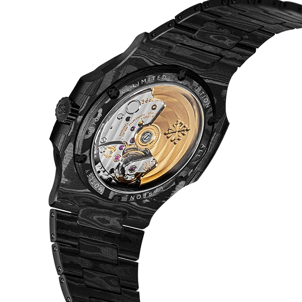 patek_motley_card_4 Nautilus 5711 DIW Carbon DIWF 1:1 Best Edition Carbon Motley Dial On Carbon Bracelet 324CS - Image 6