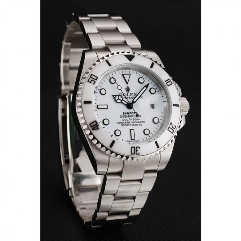 qiamw50tbco-768x768-1 Rolex Submariner 40mm White Dial 1453863 Super Clone - Image 3