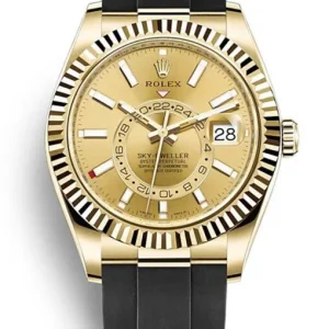 Rolex Sky-Dweller 42mm Champagne Dial Super Clone