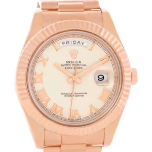 Rolex Day-Date II 41mm Ivory Dial 218235 Super Clone