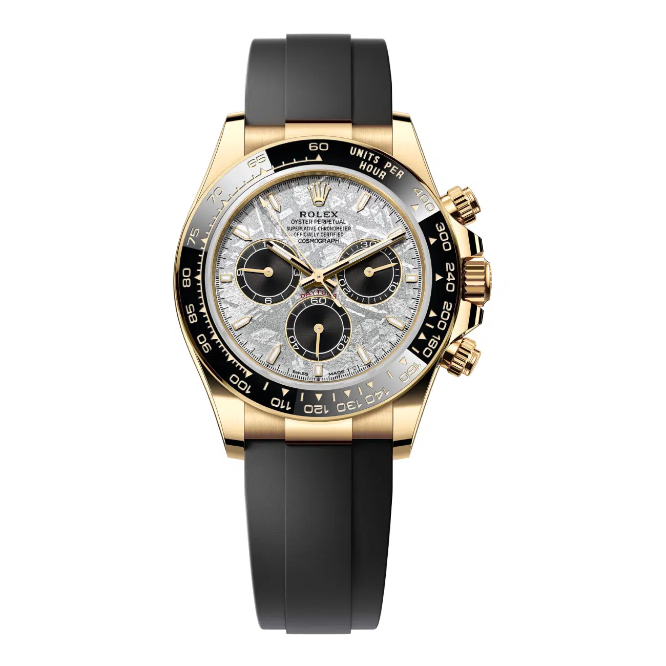 rolex-daytona-126518ln-0016 Daytona 126518 APSF 1:1 Best Edition Meteorite Stick Dial on Oysterflex Strap SH4131(Gain Weight)