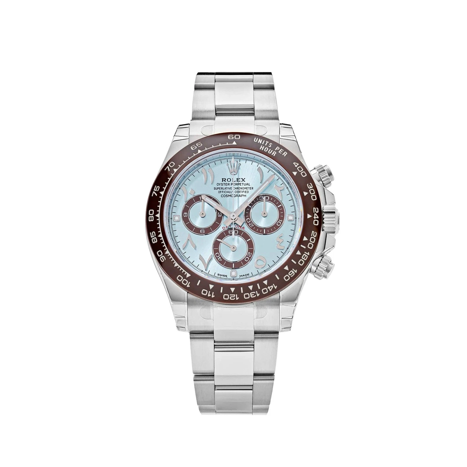 s-l1600-3 Daytona 116506 3CF 1:1 Best Edition Ice Blue Dial Arabic Markers on SS Bracelet SH4130 V2 - Image 2