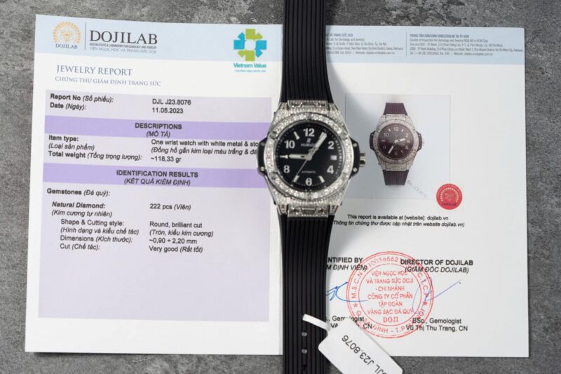 z5745414659959_311e5d4e03b244e3b841a6a52173a476-800x533 Hublot Big Bang One Click Steel Pav¨¦ Black Dial Custom Natural Diamonds Best Replica 39mm