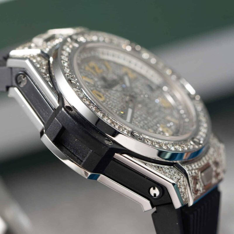 z5745416971132_c4e8df5d313c9b3a1b03e53f5f595d43-800x800 Hublot Big Bang One Click Steel Full Pav¨¦ Custom Natural Diamonds Best Replica 39mm - Image 7