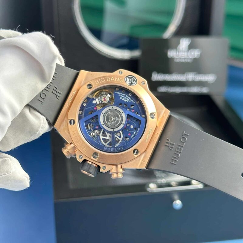 z5758186344503_1cefeefd00a49e38f9eb7a22f5873744-800x800 Hublot Big Bang Unico King Gold Blue Dial Best Replica BBF 42mm - Image 6