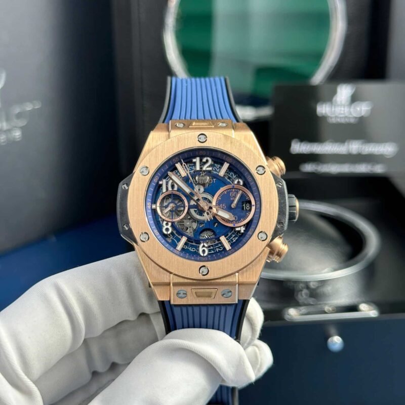 z5758186353770_6e27b28a2b4290824993babc74456ff7-800x800 Hublot Big Bang Unico King Gold Blue Dial Best Replica BBF 42mm