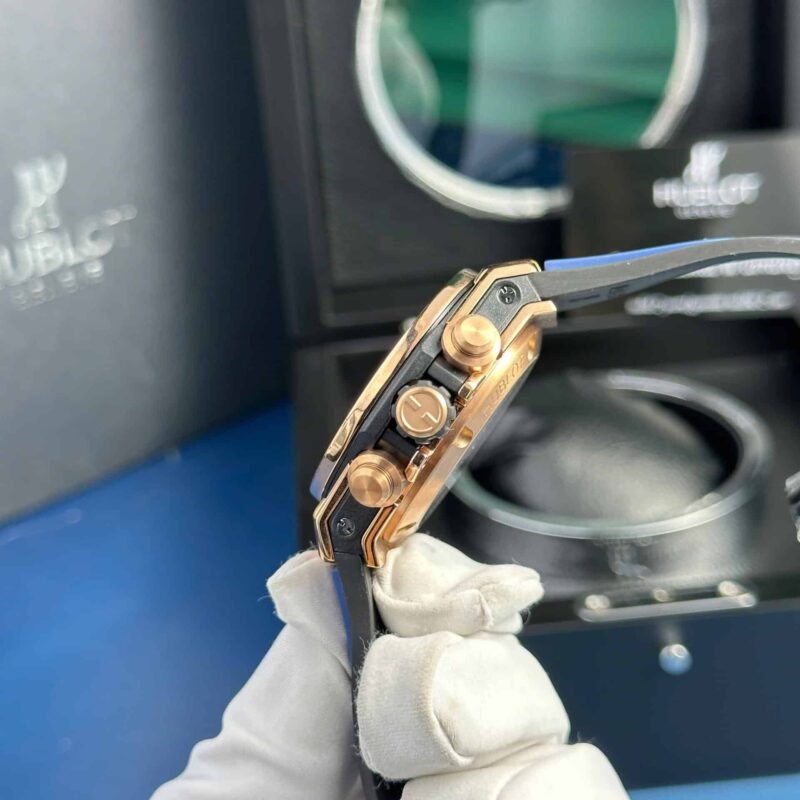 z5758186358001_38e270e47115e4fab4aac942d49d556a-800x800 Hublot Big Bang Unico King Gold Blue Dial Best Replica BBF 42mm - Image 4