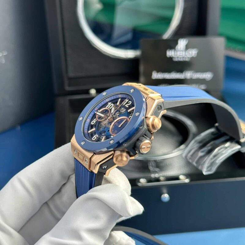 z5758187078432_00332bf5f42b604cb8557dabe522bfae-800x800 Hublot Big Bang Unico King Gold Blue Ceramic Best Replica BBF 42mm - Image 3