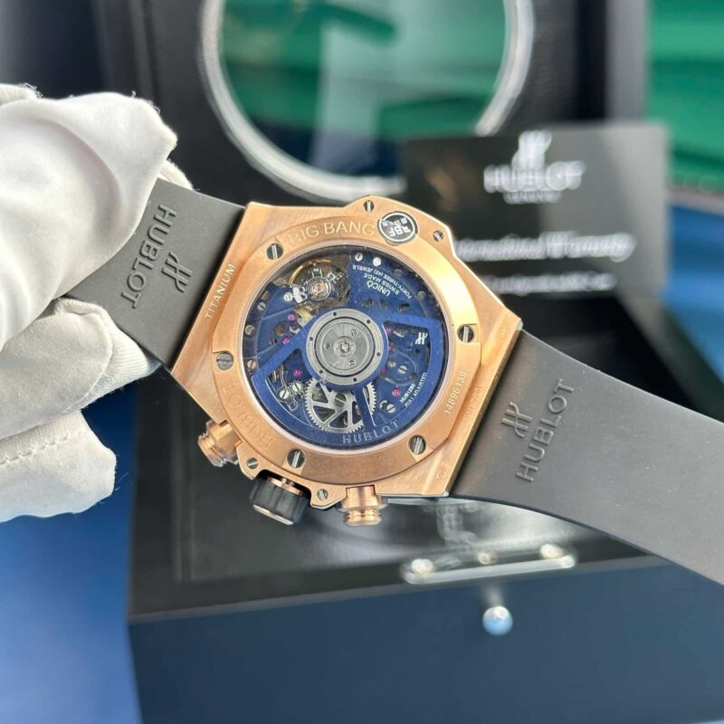 z5758187094621_6cd57173acda40981b7ae27a9ab9c342-800x800 Hublot Big Bang Unico King Gold Blue Ceramic Best Replica BBF 42mm - Image 6