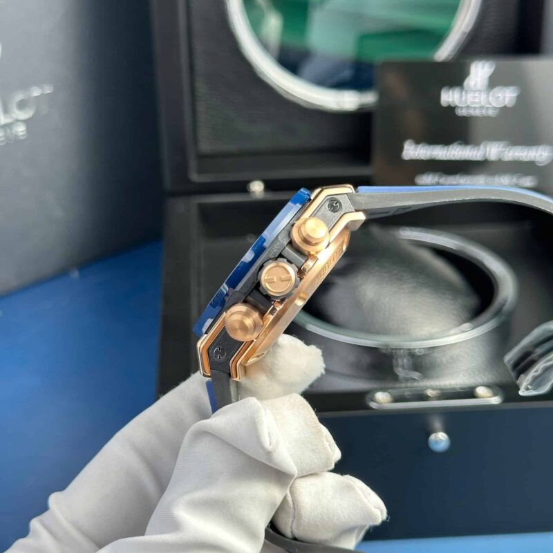 z5758187103252_0eb665c8a7c9d44b81a41be89daa4bc4-800x800 Hublot Big Bang Unico King Gold Blue Ceramic Best Replica BBF 42mm - Image 4